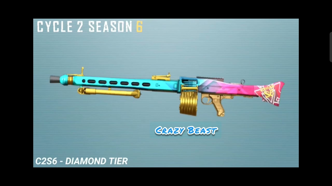 C2S6 TIER REWARDS // FREE MG3 GUN SKIN // CYCLE 2 SEASON 6 TIER REWARDS..