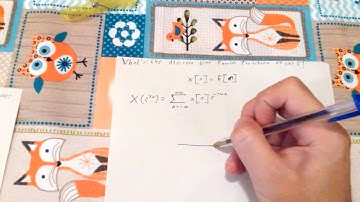 Discrete Time Fourier Transform DTFT - Example 4