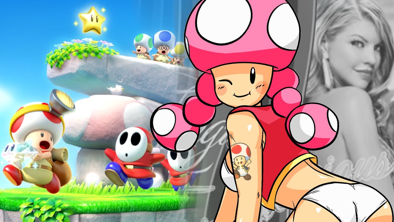 Captain Toadalicious Captain Toad X Fergie Mashup Remaster I Am Jemboy - 