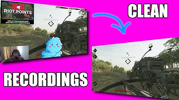 Record gameplay moments with 0 OVERLAYS while streaming