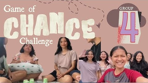 GROUP 4 PERFORMANCE TASK IN STATISTICS AND PROBABILITY - GAME OF CHANCE CHALLENGE #proVLOGbilities