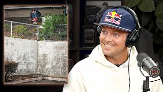 Ryan Sheckler's Epic Kickflip Down The Costco Gap!