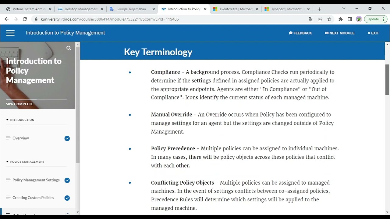 Introduction policy management - Kaseya VSA