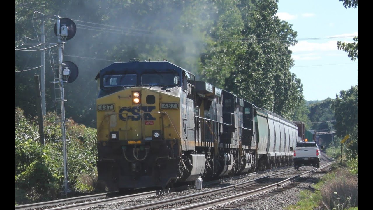 HD CSXT Action on Former Pan Am District 2 Early September 2022 - YouTube