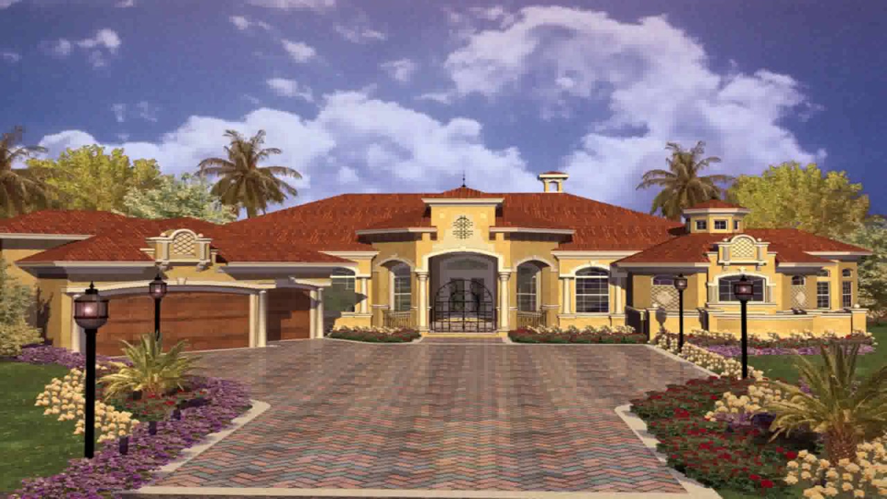 Spanish Style One  Story  House  Plans  see description see 