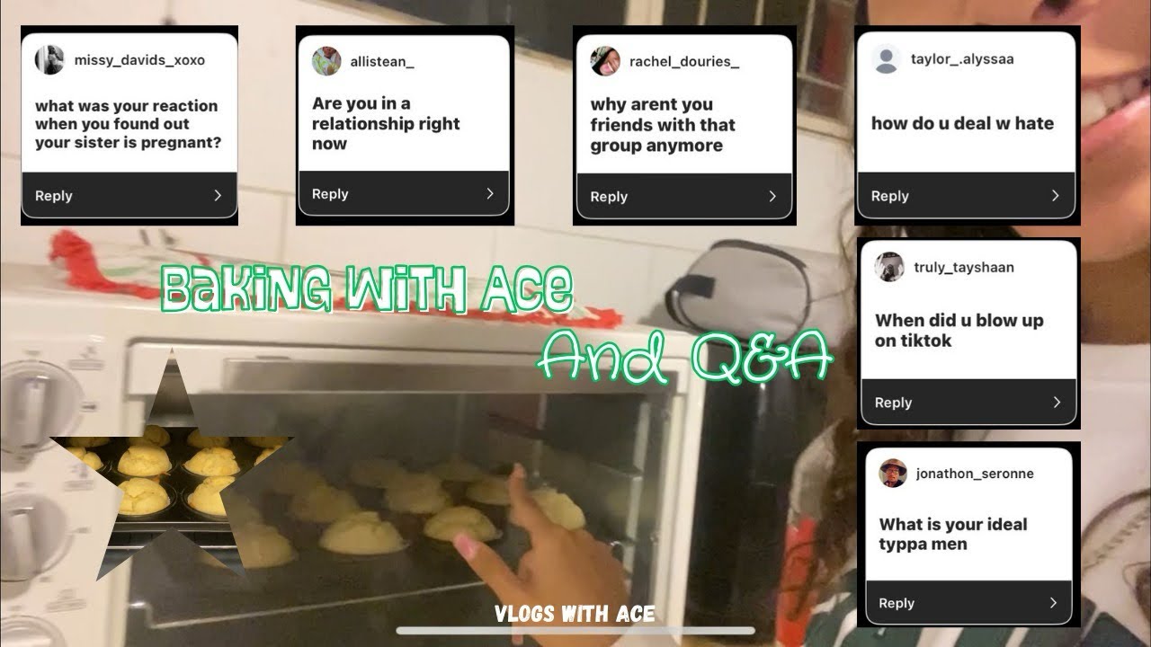Baking with Ace and Q&A🙊