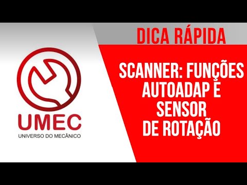 Scanner Funções Autoadap e Sensor de Rotação