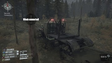 SPINTIRES:MUDRUNNER/Log Trailer Part 1