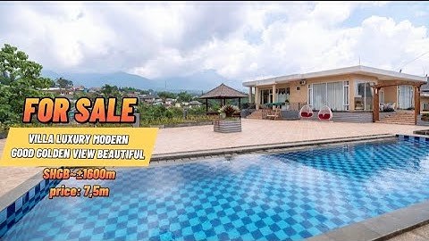 Di Jual VILLA LUXURY Modern Golden View Beautiful, Lokasi Cisarua Puncak Kab bogor