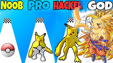 Pokeyball Run in NOOB vs PRO vs HACKER vs GOD (Level 97 - 119)