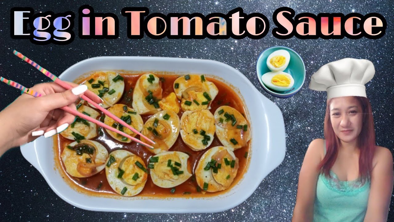 EGG IN TOMATO SAUCE TIPID ULAM RECIPE LUTONG Zailah06 YouTube