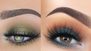 Neutral & Dramatic Smokey Eyes Makeup Tutorial ! Eye Makeup Tutorial Compilation (part-2)