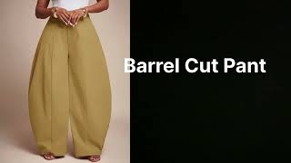 Barrel cut trouser tutorial ( CORRECTION )