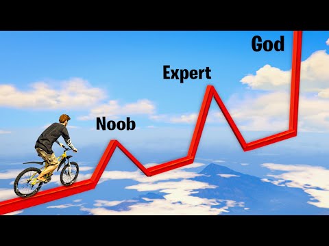 I Completed The 97% IMPOSSIBLE Stunt Race In GTA 5..