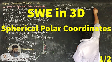 L23.1 Schrodinger equation in three dimensions: spherical polar coordinates