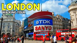 London Walking Tour 2024 | Piccadilly Circus to Westminster | London UNITED KINGDOM