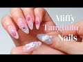 Lets do 3d strawberry miffy nails at home asmr gelx nail art using korean nail brands