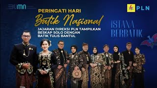 Peringati Hari Batik Nasional, Jajaran Direksi PLN Tampilkan Beskap Solo dengan Batik Tulis Bantul screenshot 1