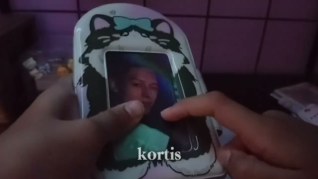 Susun barang meja kpop