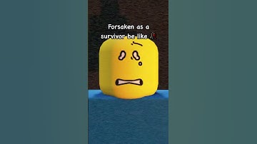 FORSAKEN AS A SURVIVOR BE LIKE 😭 (ROBLOX FORSAKEN ANIMATION)