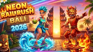 LIVE - Subway Surfers Bali Run | Neon Rail Rush screenshot 5