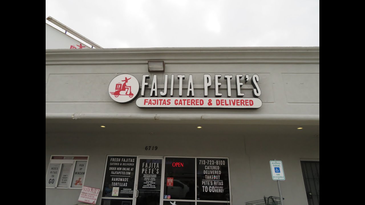 Fajita Pete's Weslayan St Houston TX YouTube