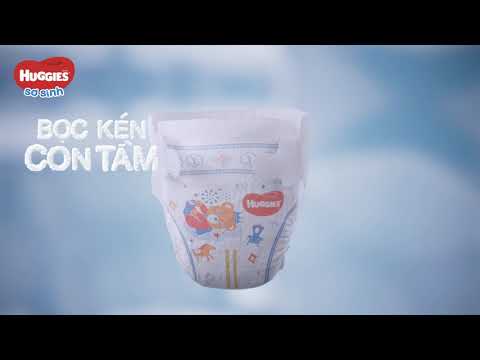 Video Tã dán Sơ sinh Huggies thiết kế Bọc Kén Con Tằm Mới -... - youtube
