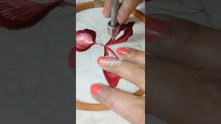 anusl machine embroidery art #embroidery #tutorial #arts