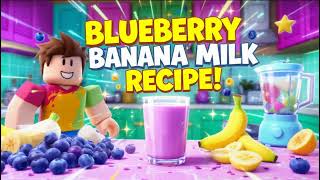 Craft Food Roblox Blueberry Banana Milk Recipe