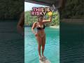 Beautiful Foreigner Attempts a Risky Backflip Over a Lake in the Philippines 😳