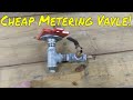 Harbor Freight Blast Cabinet DIY Metering Valve