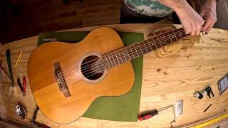 Repairing and Setting Up One of the First Guitars I ever built!