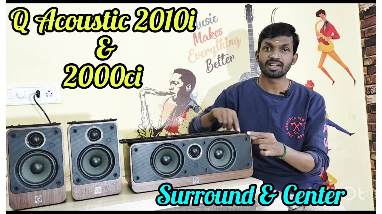 Q Acoustic 2010i Surround & 2000Ci Center Speakers For Sale. - YouTube