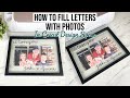 HOW TO FILL LETTERS WITH CRICUT | PRINT THEN CUT | FATHERS DAY GIFT IDEA