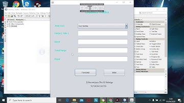 PEMBUATAN APLIKASI LAUNDRY DI NetBeans IDE 8.0.2