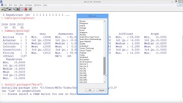 3.4.3 R3. Election Forecasting - Video 2: Dealing with Missing Data