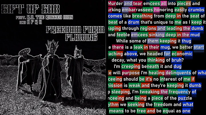 Gift of Gab + A-F-R-O + R.A. The Rugged Man - Freedom Form Flowing (Rhyme Scheme)