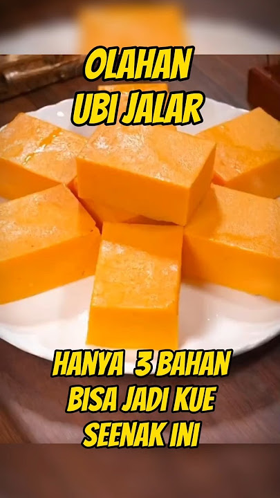 Kue talan ubi jalar hanya 3 bahan bisa jadi kue seenak ini #olahanubijalar #cooking #food