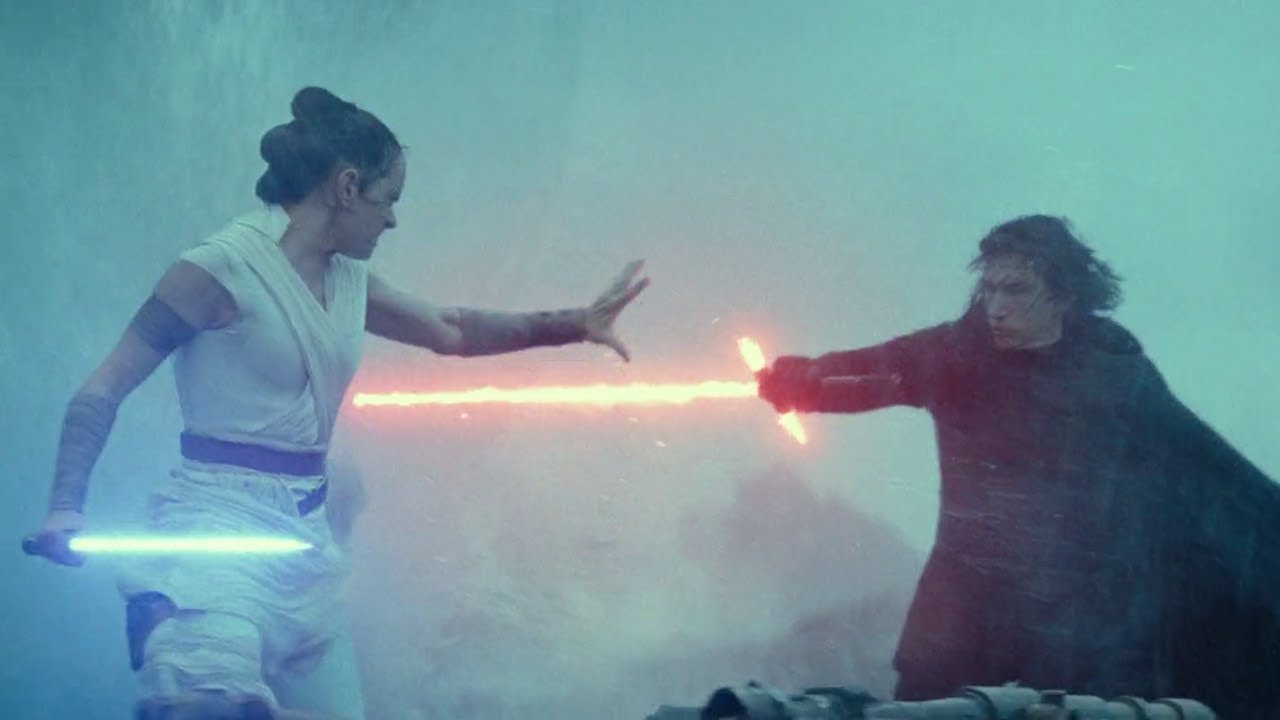 Rey Vs Kylo Ren Fight Scene Star Wars The Rise Of Skywalker Youtube