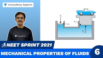 Mechanical Properties of Fluids Part 6 | Physics Sprint NEET 2021 | Jeetendra Pandey | Unacademy