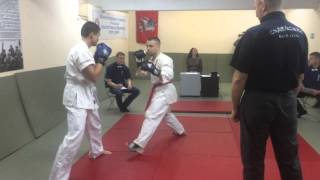 Соревнования по TSU SHINGEN COMBAT KARATE. Раунд 1.