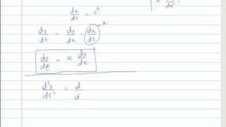 Second Order Differential Equation - Euler-Cauchy - Derivation Caushey Euler Method Higher Order Differential Equation