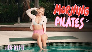 Morning Pilates By The Pool The Real Britt Fit
