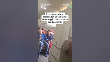 A #passenger  opened a #plane  #emergency  exit door during a #flight #shorts  #short #news #bbc