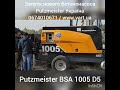 Запуск нового бетононасоса Putzmeister BSA 1005 D5