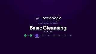 Basic Cleansing with AI Suggested Rules | MatchLogic Tutorial