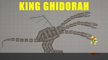 I BUILD A KING GHIDORAH IN MELON PLAYGROUND 11.1 (PEOPLE PLAYGROUND - ACTION SANDBOX)