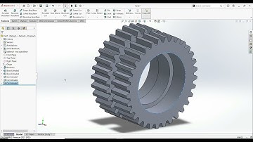 How to make  spur gear in Solidwork Design Of Spur Gear with Equation in SolidWorks