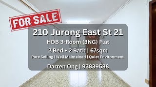 Blk 210 Jurong East Street 21 - HDB 3-Room (3NG) For Sale