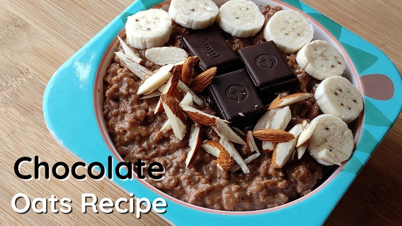 Chocolate Oats Recipe, Yummy Chocolate Oatmeal, Dark Chocolate Oats